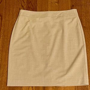 Ann Taylor khaki pencil skirt sz 10